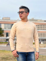 エンボスクルーニット