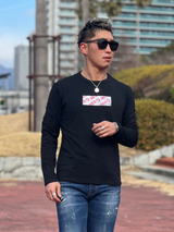 ミラー刺繍 L/TEE