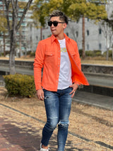 スウェードシャツ