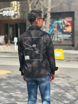 ローズプリントシャツ