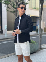 ナイロンメタルショートパンツ