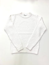 ポップコーン編みクルーニット