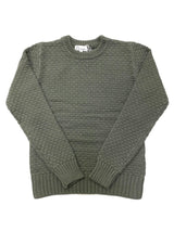 ポップコーン編みクルーニット