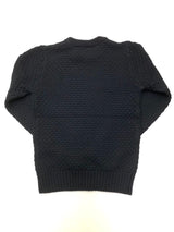 ポップコーン編みクルーニット