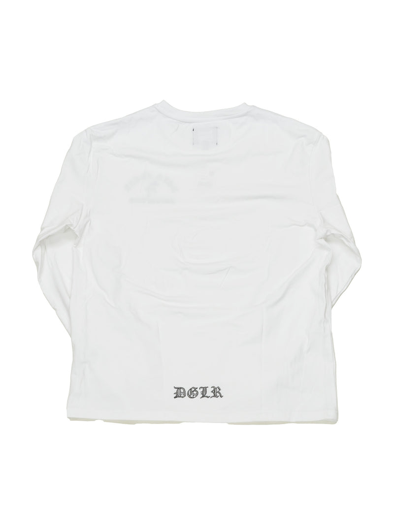ラメ刺繍L/TEE