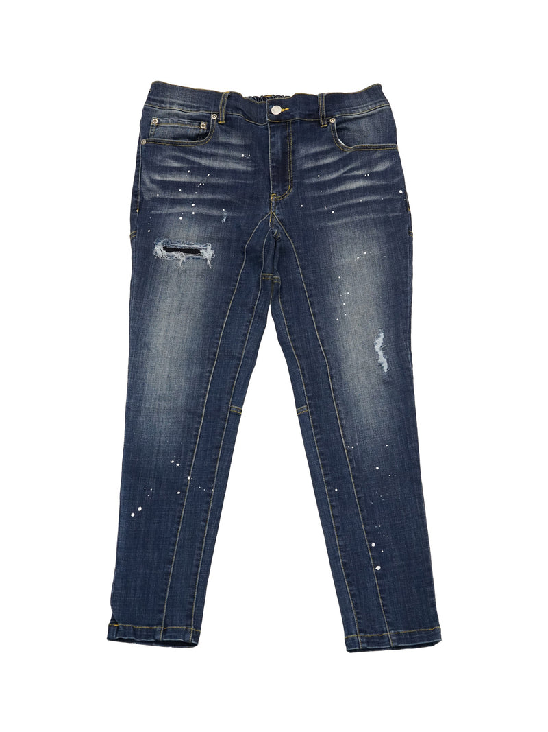 3Dペイントデニムパンツ