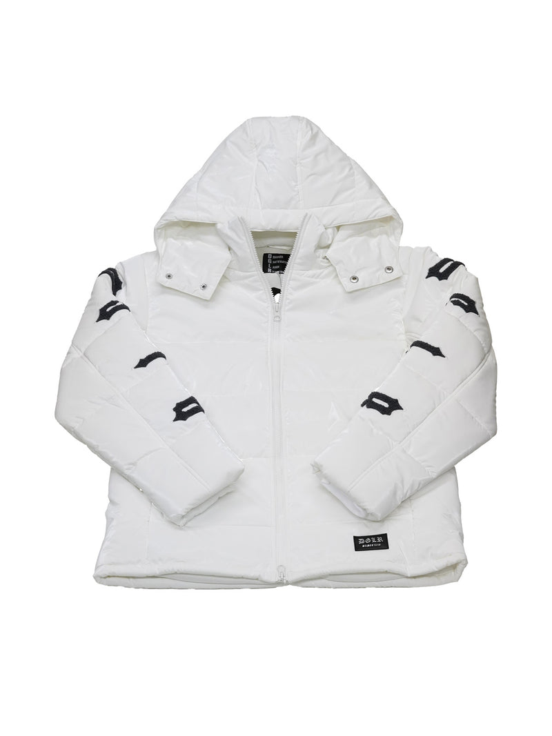 アームロゴ中綿ブルゾン