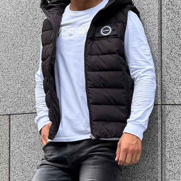 Russeluno ロゴプリント フード付きベスト 20241004113131_b043d742-2c3a-