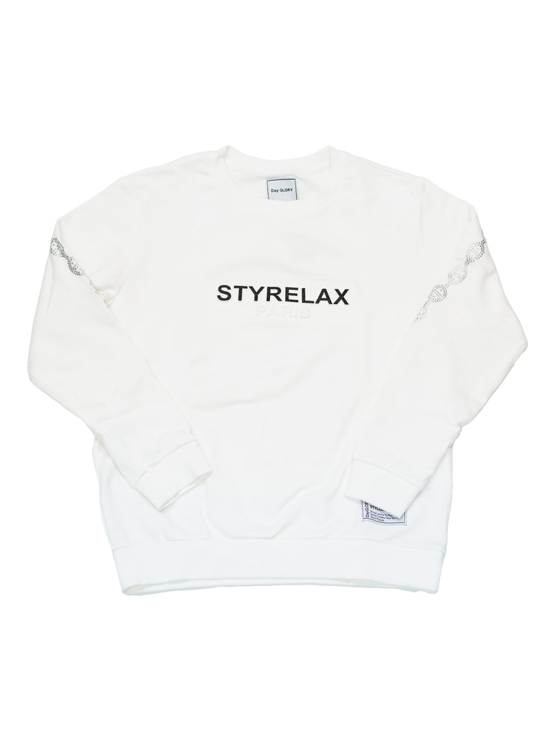 チェーンスリーブトレーナー