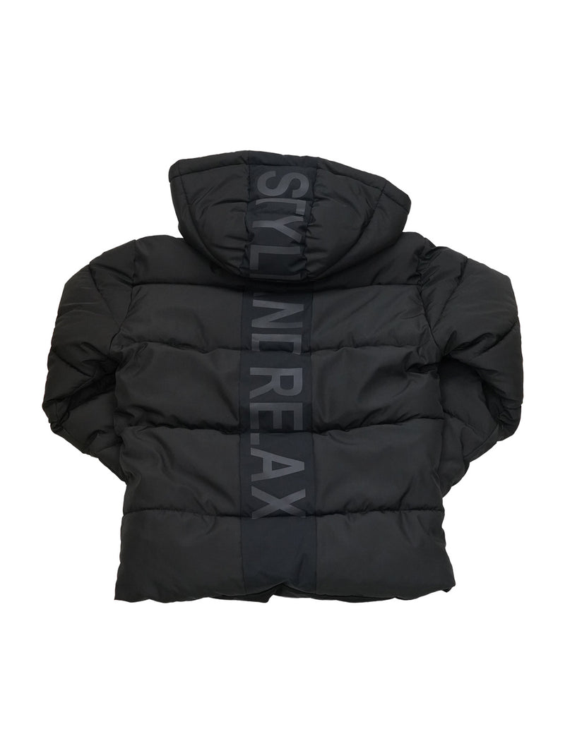 バック切り替えロゴブルゾン