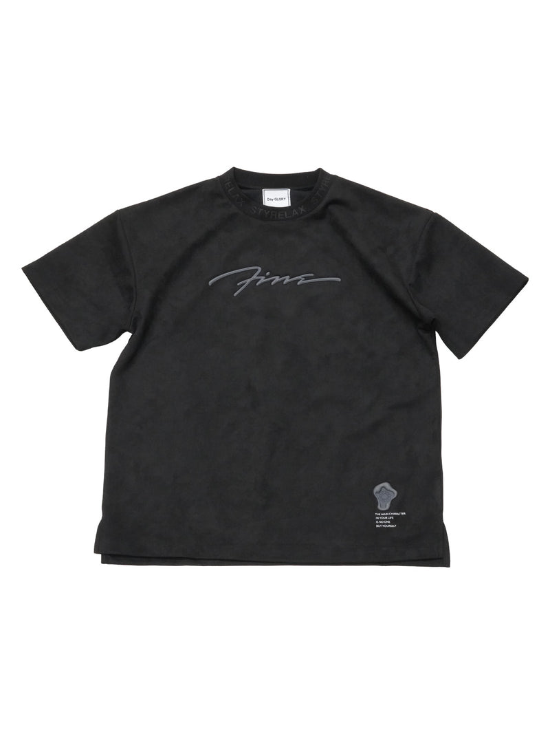 スエードラバーロゴTEE