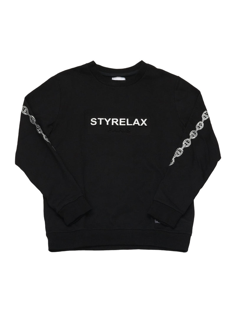 チェーンスリーブトレーナー