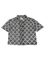 ダイヤ柄ショートシャツ
