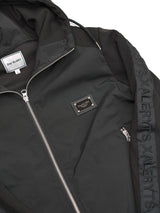 ナイロンアームロゴブルゾン