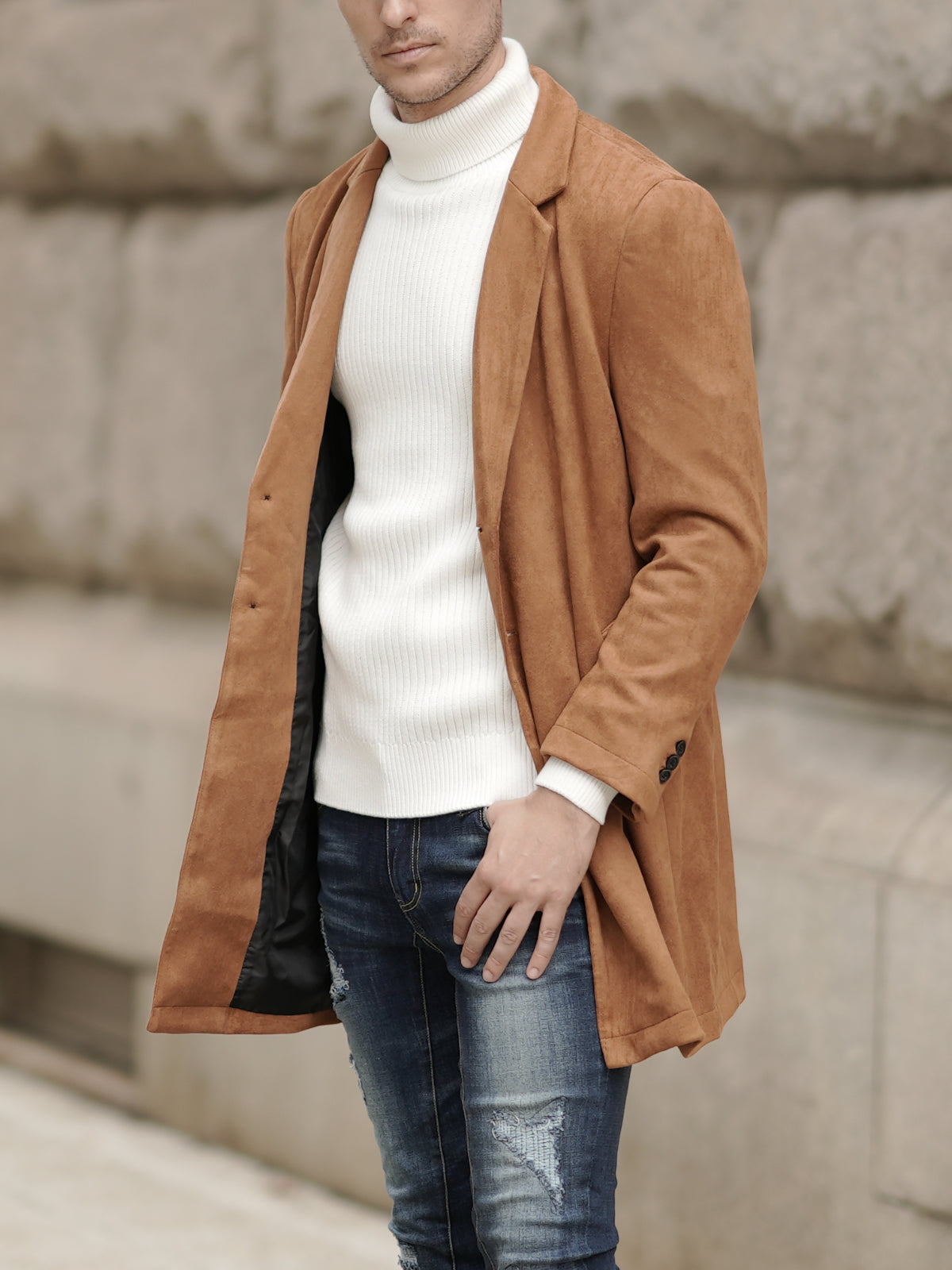 スエードチェスターコート – DayGLORY