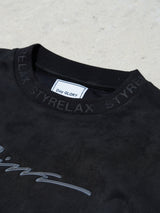 スエードラバーロゴTEE