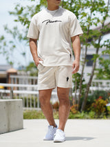 スエードラバーロゴTEE