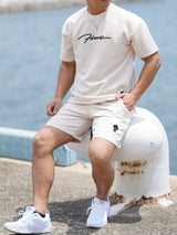 スエードラバーロゴTEE
