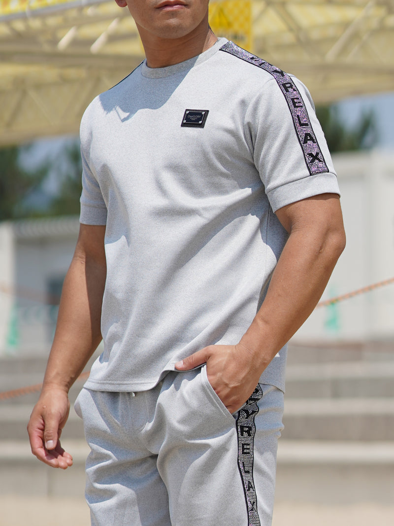 ラインストーンポンチTEE【SALE】