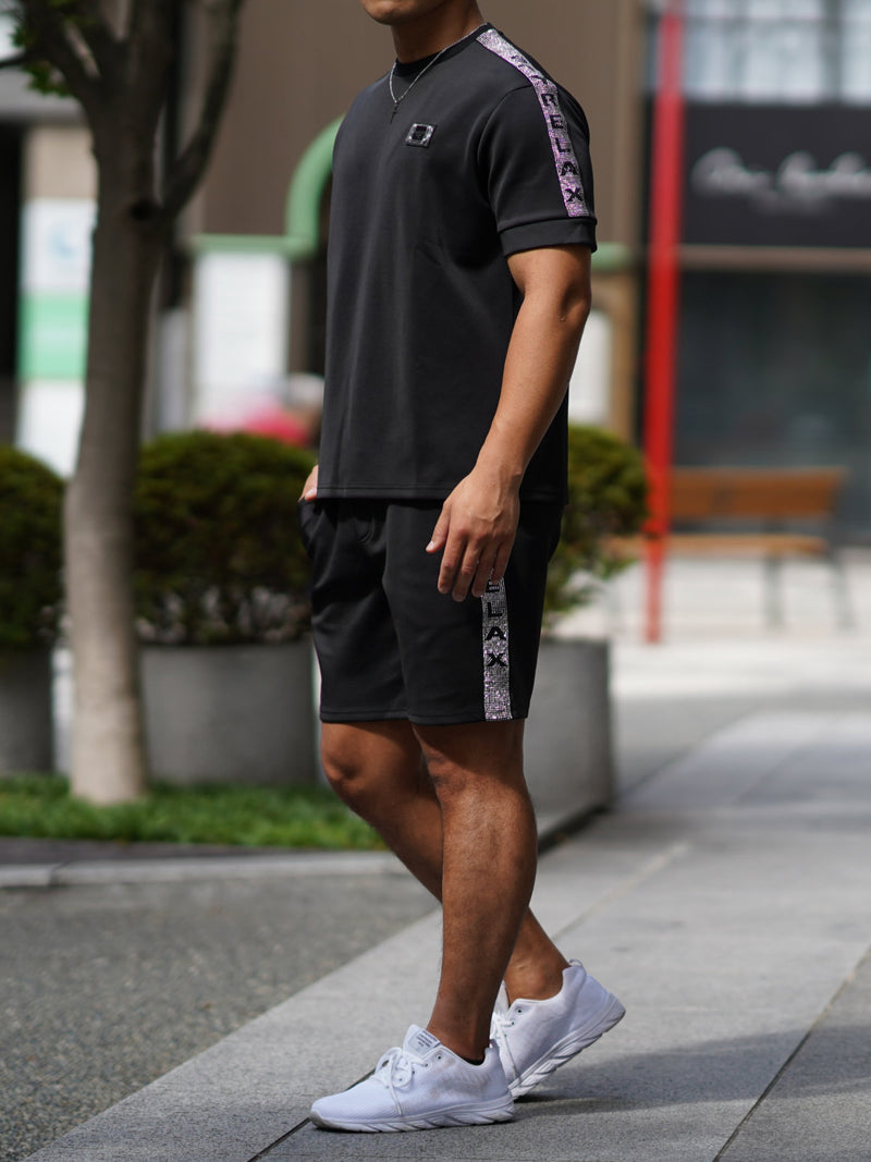 ラインストーンポンチTEE【SALE】
