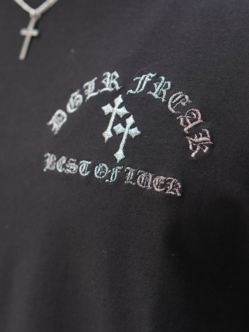 ラメ刺繍TEE