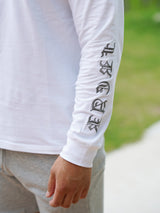 ラメ刺繍L/TEE