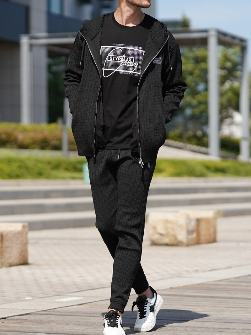 プレートニットパンツ