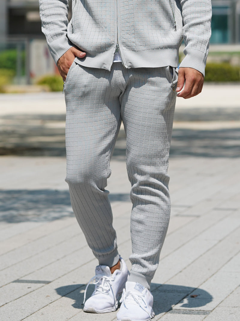 プレートニットパンツ