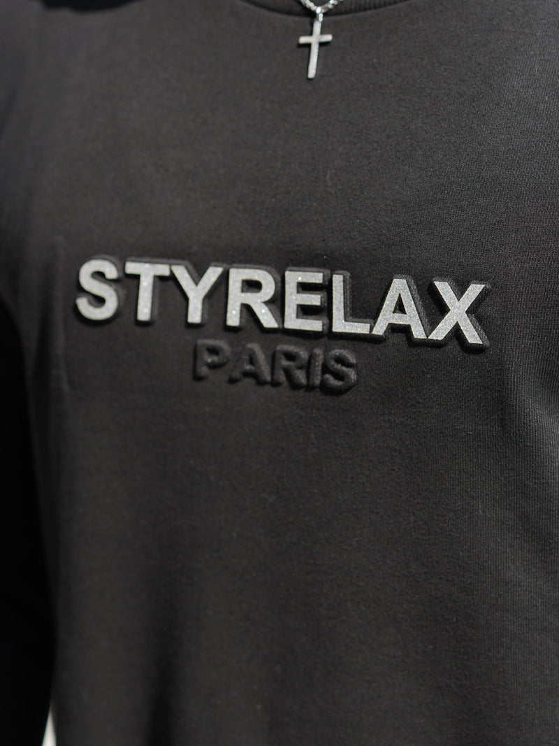 チェーンスリーブトレーナー