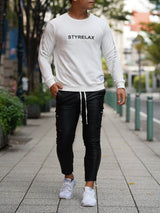 チェーンスリーブトレーナー