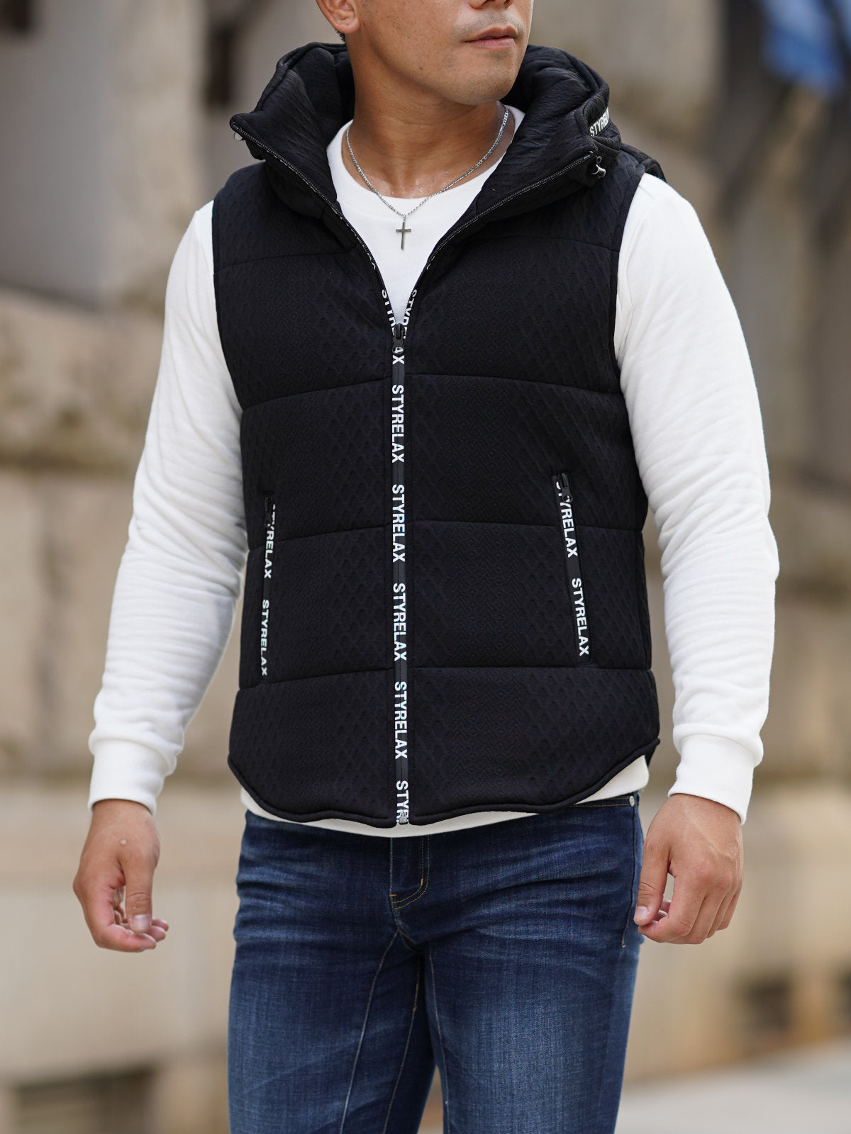 新品正規品【ROUGH&SWELL/XL】ダンボールニット中綿ベストストレッチ 1-240101404920-m-01-pl.jpg