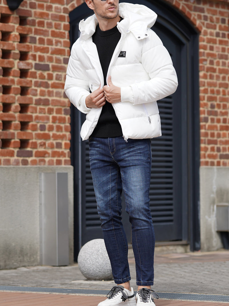 バック切り替えロゴブルゾン