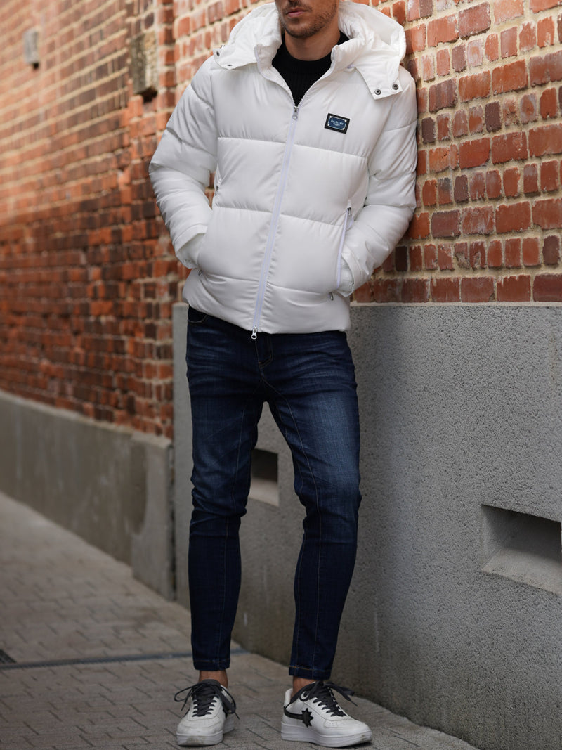 バック切り替えロゴブルゾン