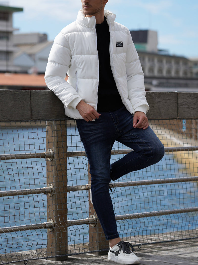 バック切り替えロゴブルゾン