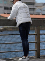 バック切り替えロゴブルゾン