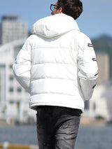 アームロゴ中綿ブルゾン