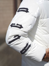 アームロゴ中綿ブルゾン