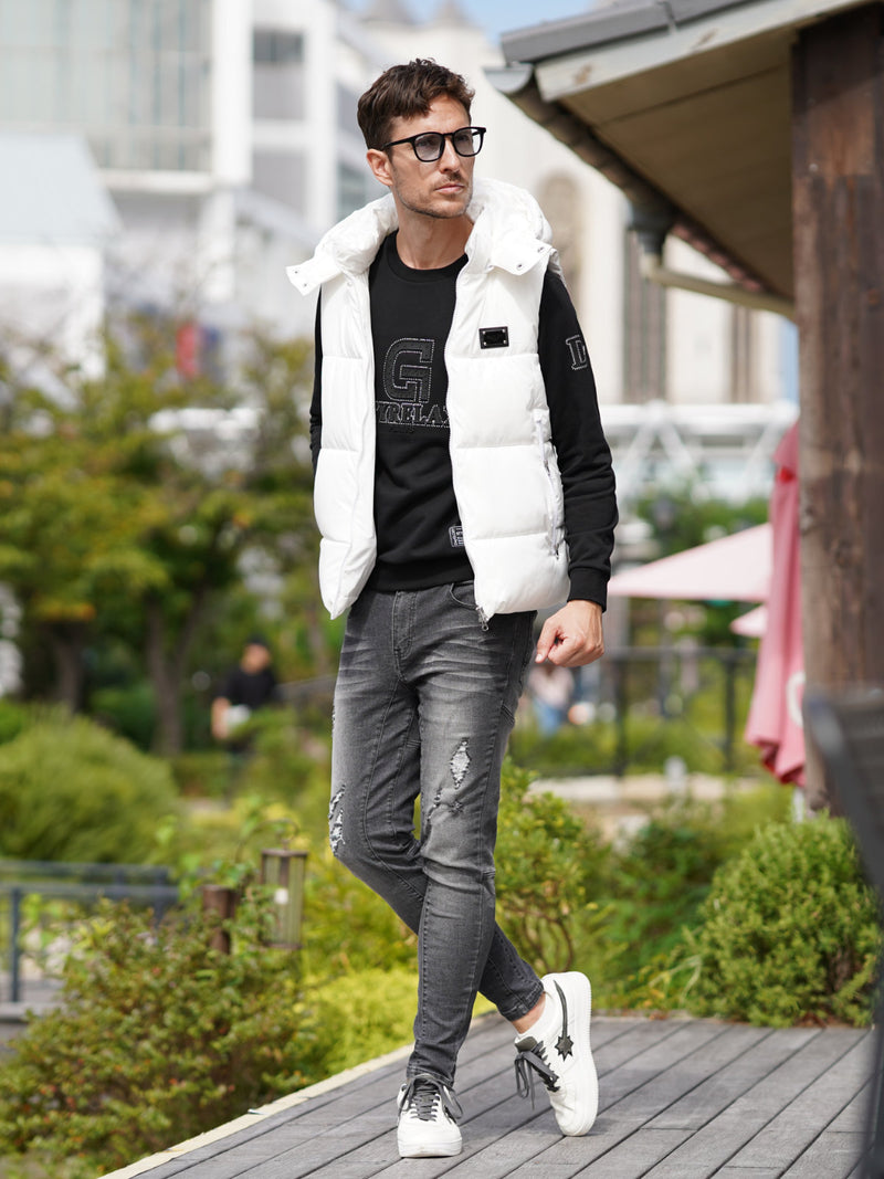 バック切り替えロゴベスト