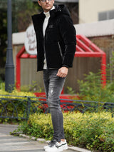 ベルベットPU ブルゾン