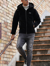 ベルベットPU ブルゾン