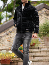 アームロゴ中綿ブルゾン