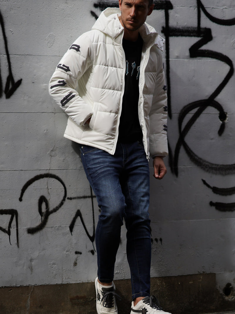 アームロゴ中綿ブルゾン