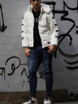 アームロゴ中綿ブルゾン