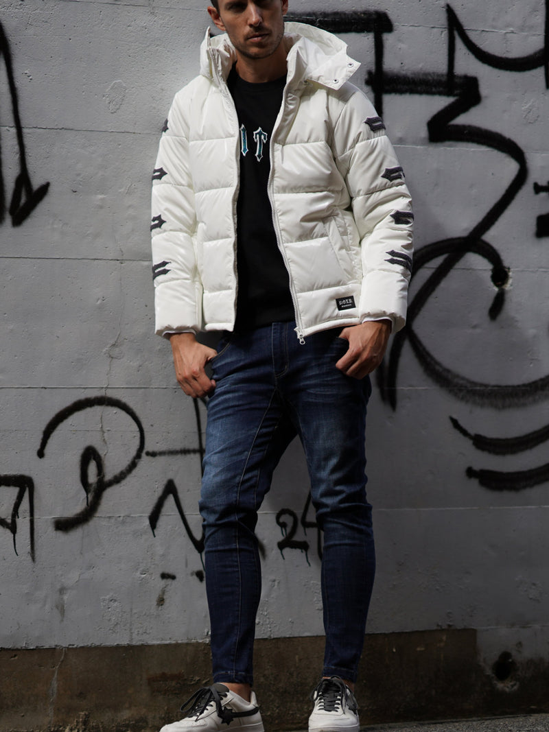 アームロゴ中綿ブルゾン