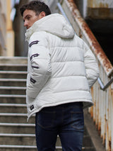 アームロゴ中綿ブルゾン