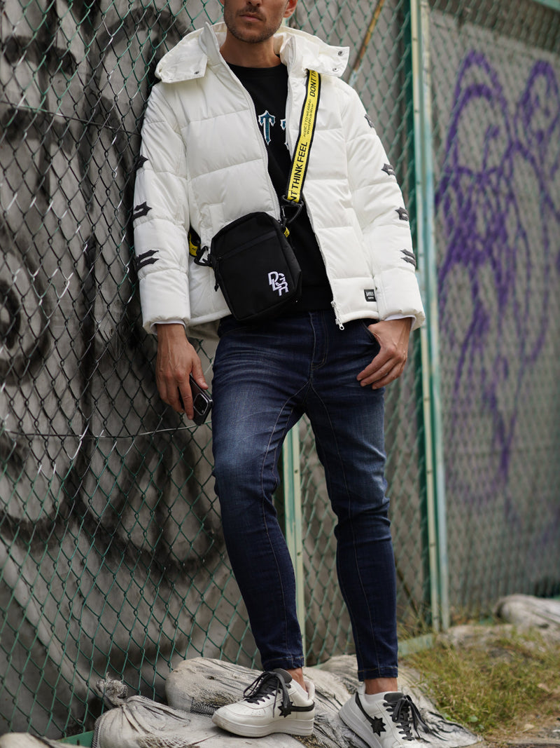 アームロゴ中綿ブルゾン