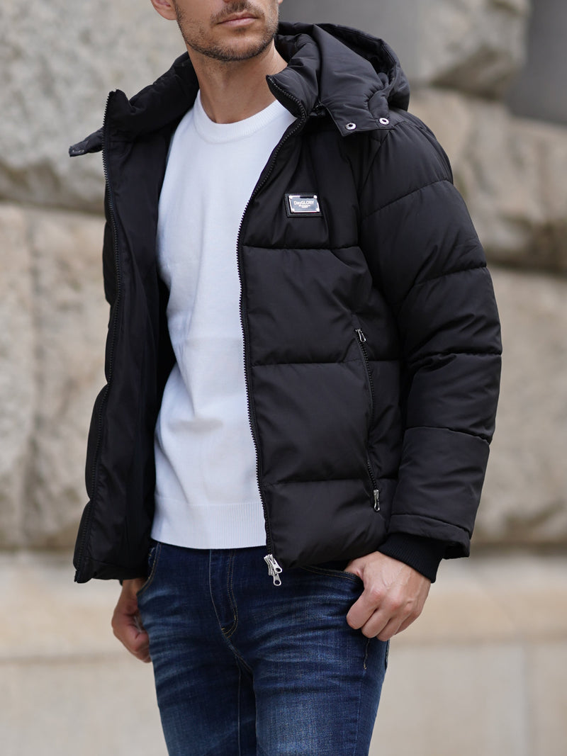 バック切り替えロゴブルゾン