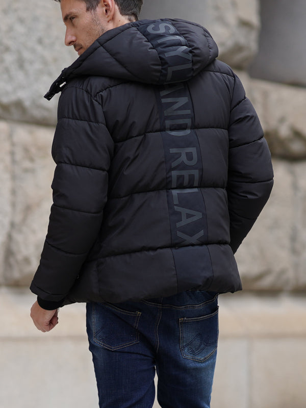 バック切り替えロゴブルゾン