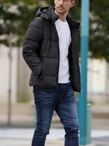 バック切り替えロゴブルゾン