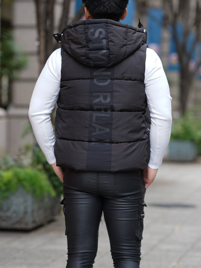 バック切り替えロゴベスト